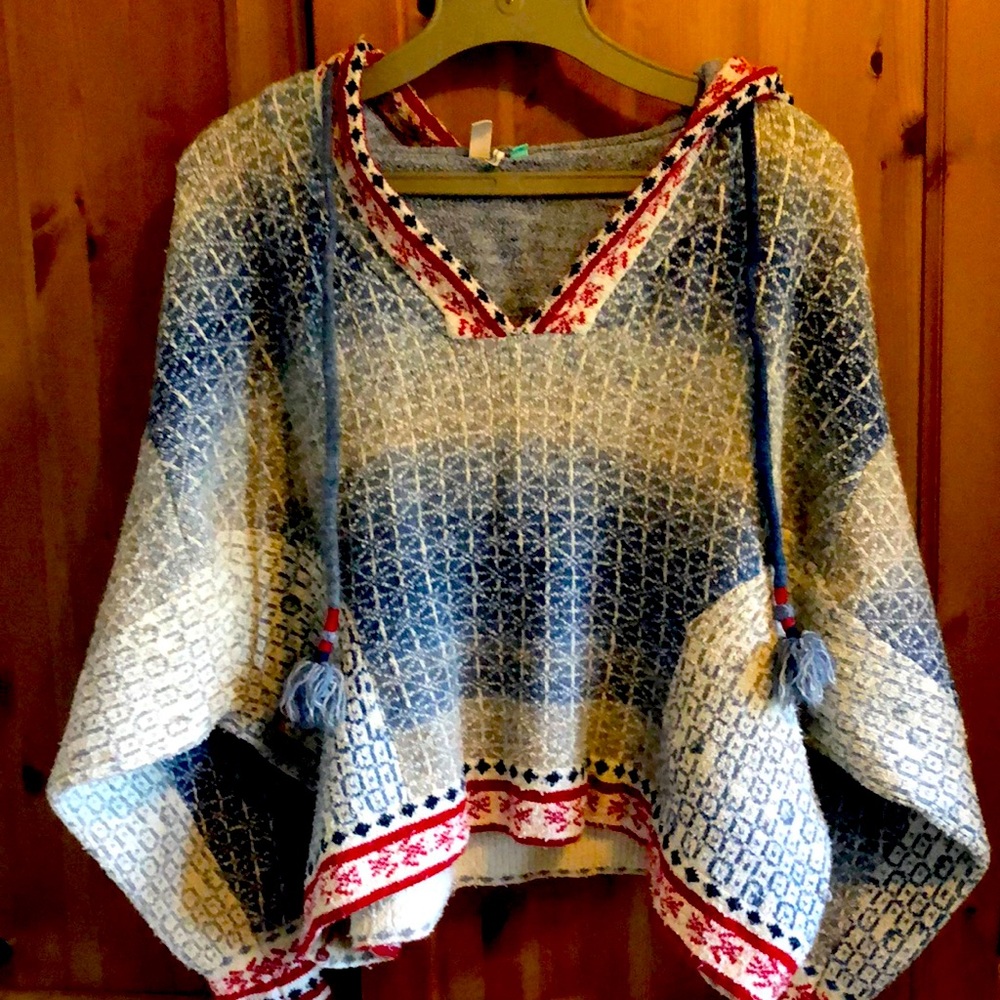 Anthro Pilcro pullover dolman 1X heavy cotton poly